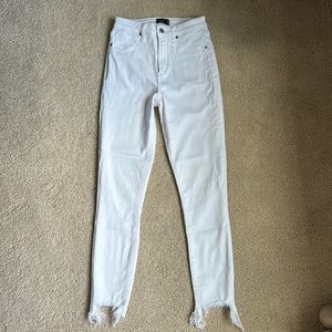 Abercrombie curve love high rise super skinny ankle jeans
